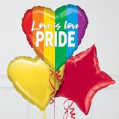 Love is Love Pride Foil Balloon Bouquet image