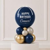 Navy Happy Birthday Personalised Stack image