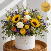 Personalised Birthday Sunshine Hat Box