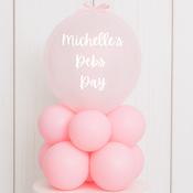 Personalised Debs Pink Table Stack