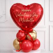 Personalised Valentine's Day Heart Table Stack image