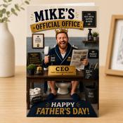 Personalised CEO Dad Father’s Day Greeting Card