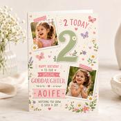 Personalised Cutest Goddaughter Birthday Greeting Card