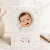 Personalised New Baby Greeting Card