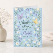Personalised Thinking of You Greeting Card