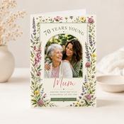 Personalised Years Young Mother Birthday Greeting Card image