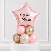Pink Star Get Well Soon Personalised Stack