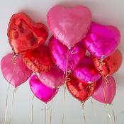 Mother's Day Heart Foil Helium Ceiling Balloons image