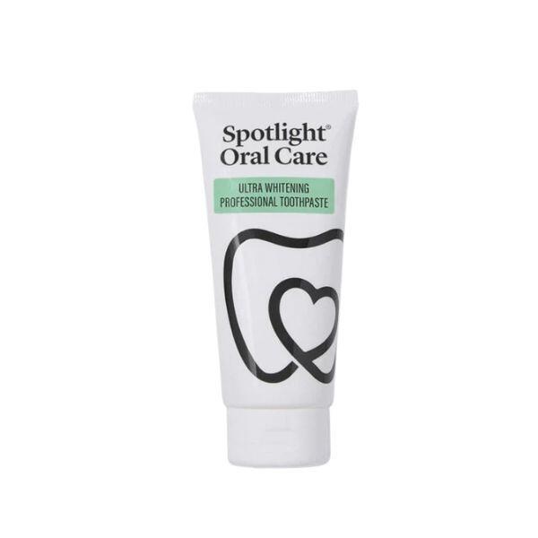 Spotlight Oral Care Ultra Whitening Professional Toothpaste for Yellow Teeth, Staining & Weakened Enamel with Sodium Fluoride & Hydrogen Peroxide