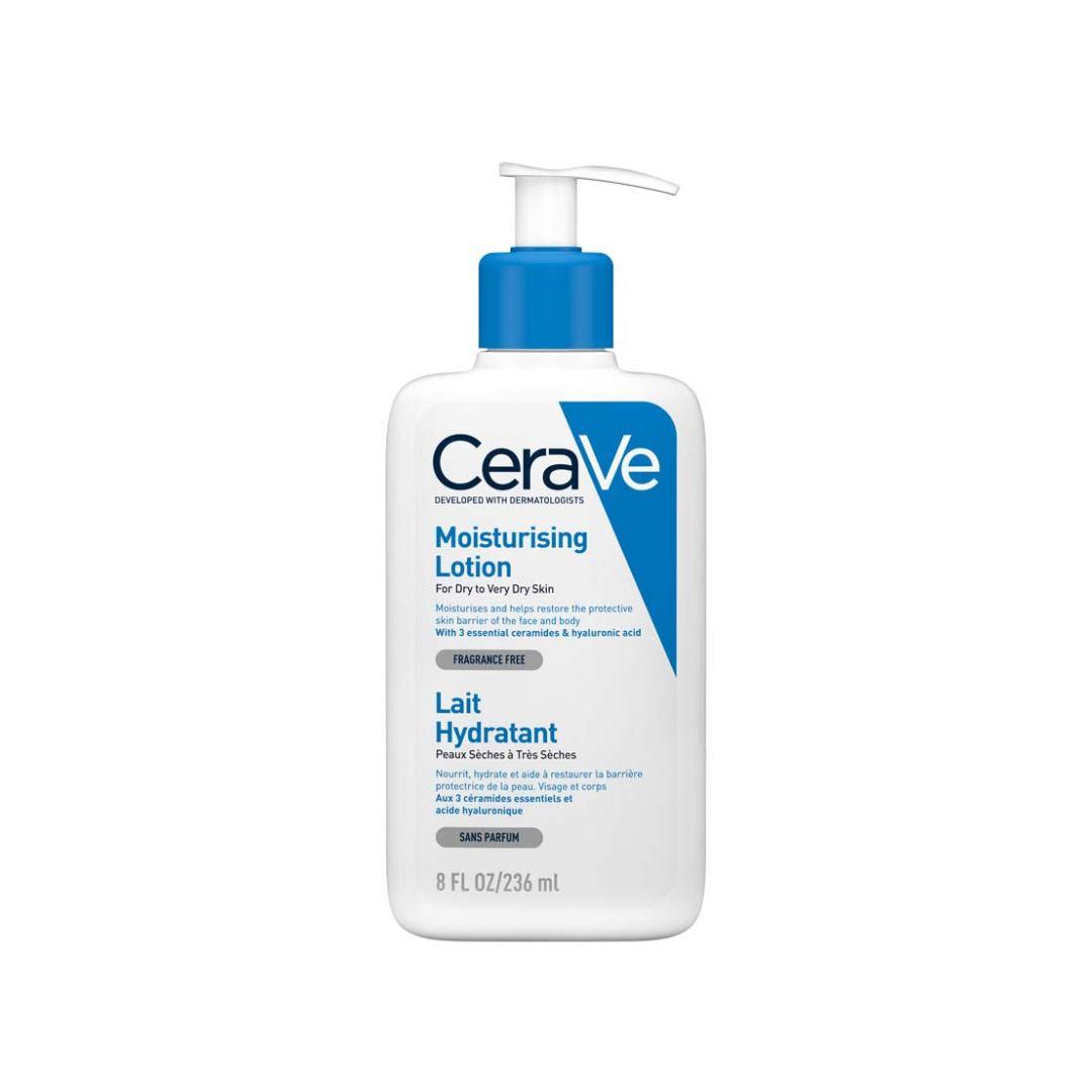CeraVe Moisturising Lotion 236ml Dry to Very Dry Skin Fragrance Free Ceramides & Hyaluronic Acid