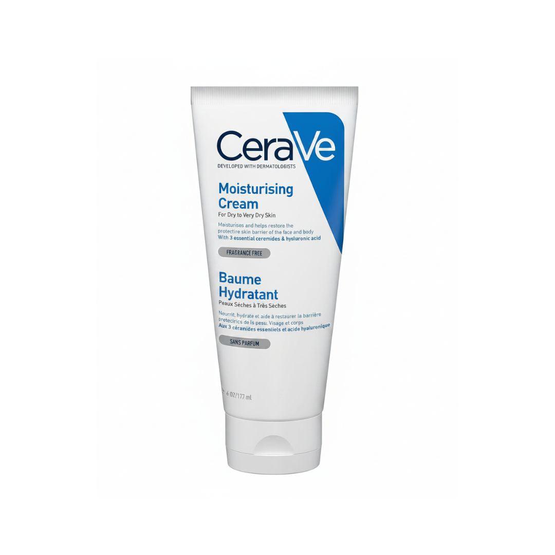 CeraVe Moisturising Cream for Dry Skin, Size 50ml, Fragrance Free, Ceramides & Hyaluronic Acid