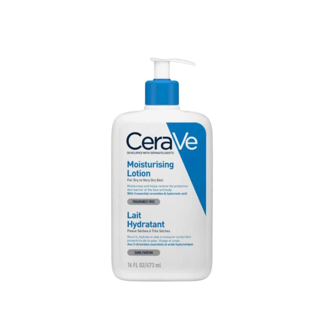 CeraVe Moisturising Lotion Size 473ml for Dry to Very Dry Skin, Fragrance Free, with Ceramides & Hyaluronic Acid