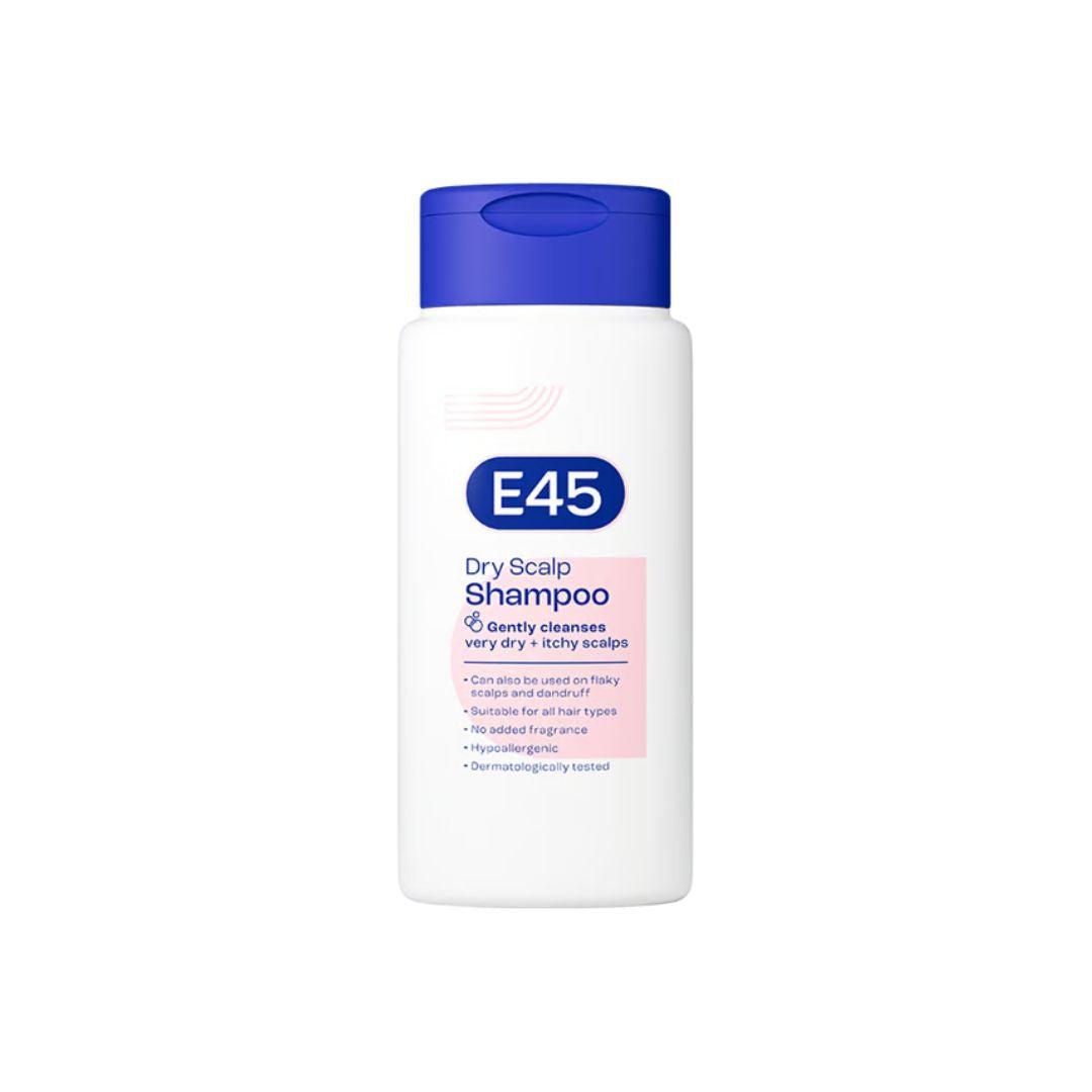 E45 Dry Scalp Shampoo 200ml - Dermatological, Soothing, Perfume Free