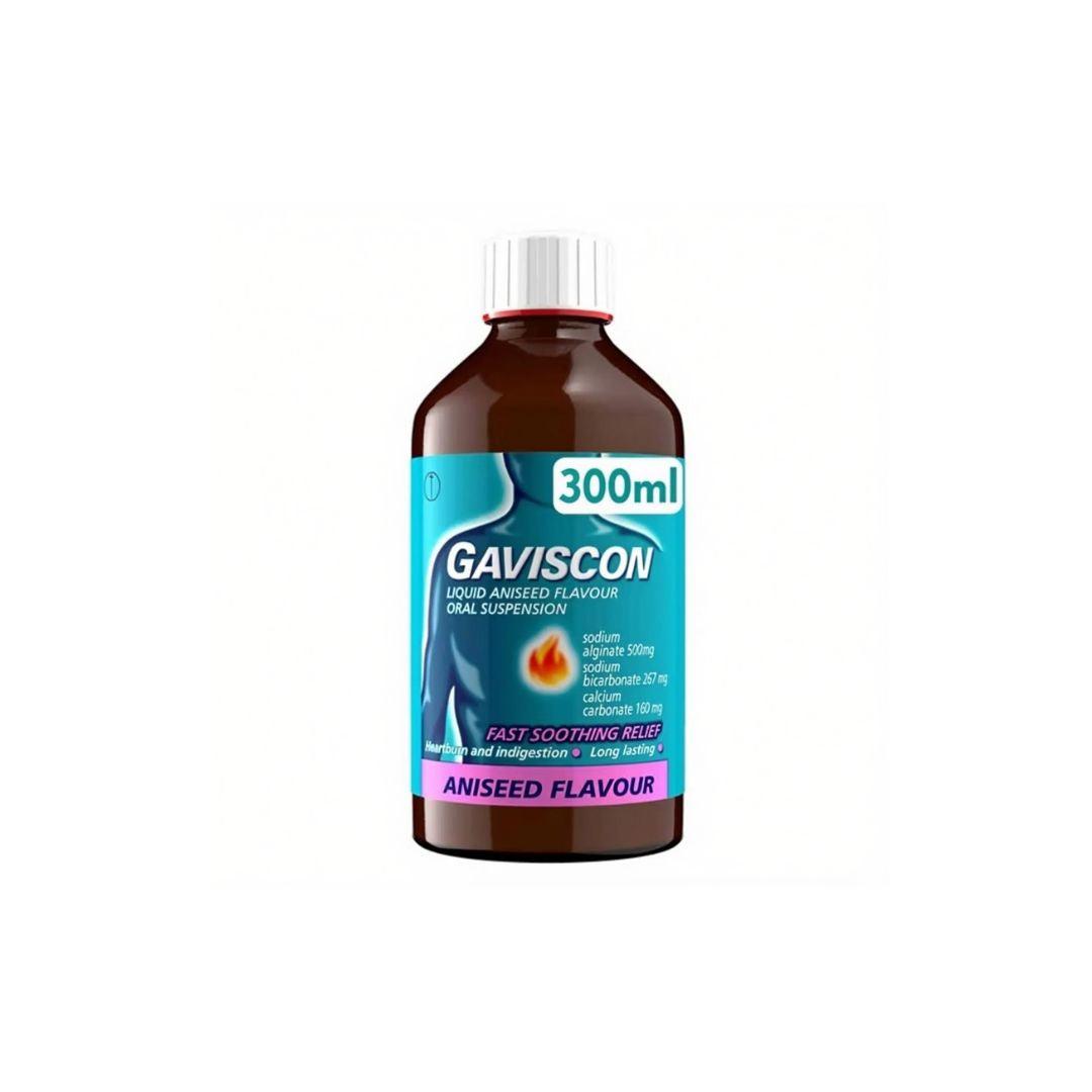Gaviscon Aniseed Relief Oral suspension for Heartburn & Indigestion - 300ml