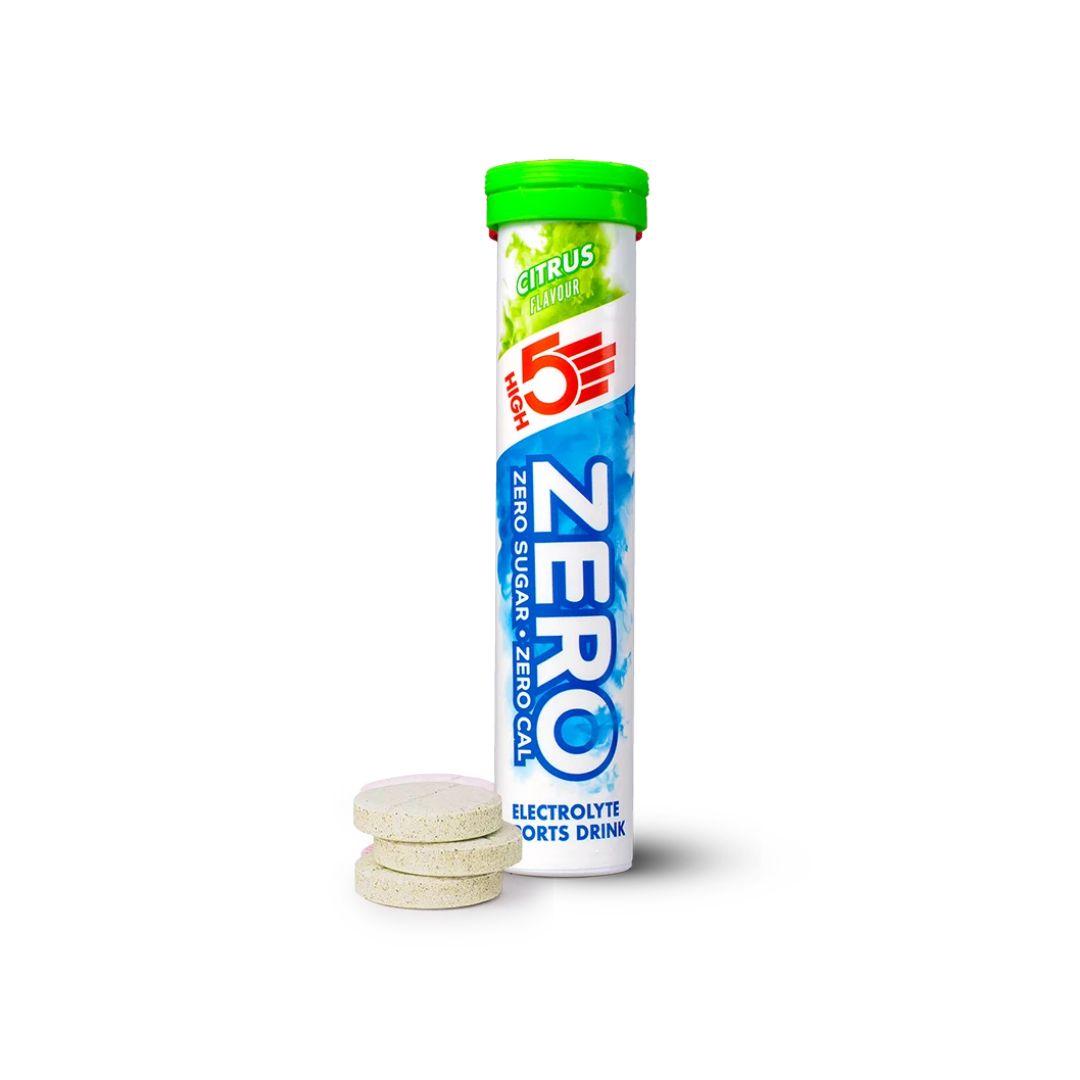 High 5 Zero Electrolyte Tablets - Citrus, Tropical, Orange & Cherry, Berry, Pink Grapefruit Flavours
