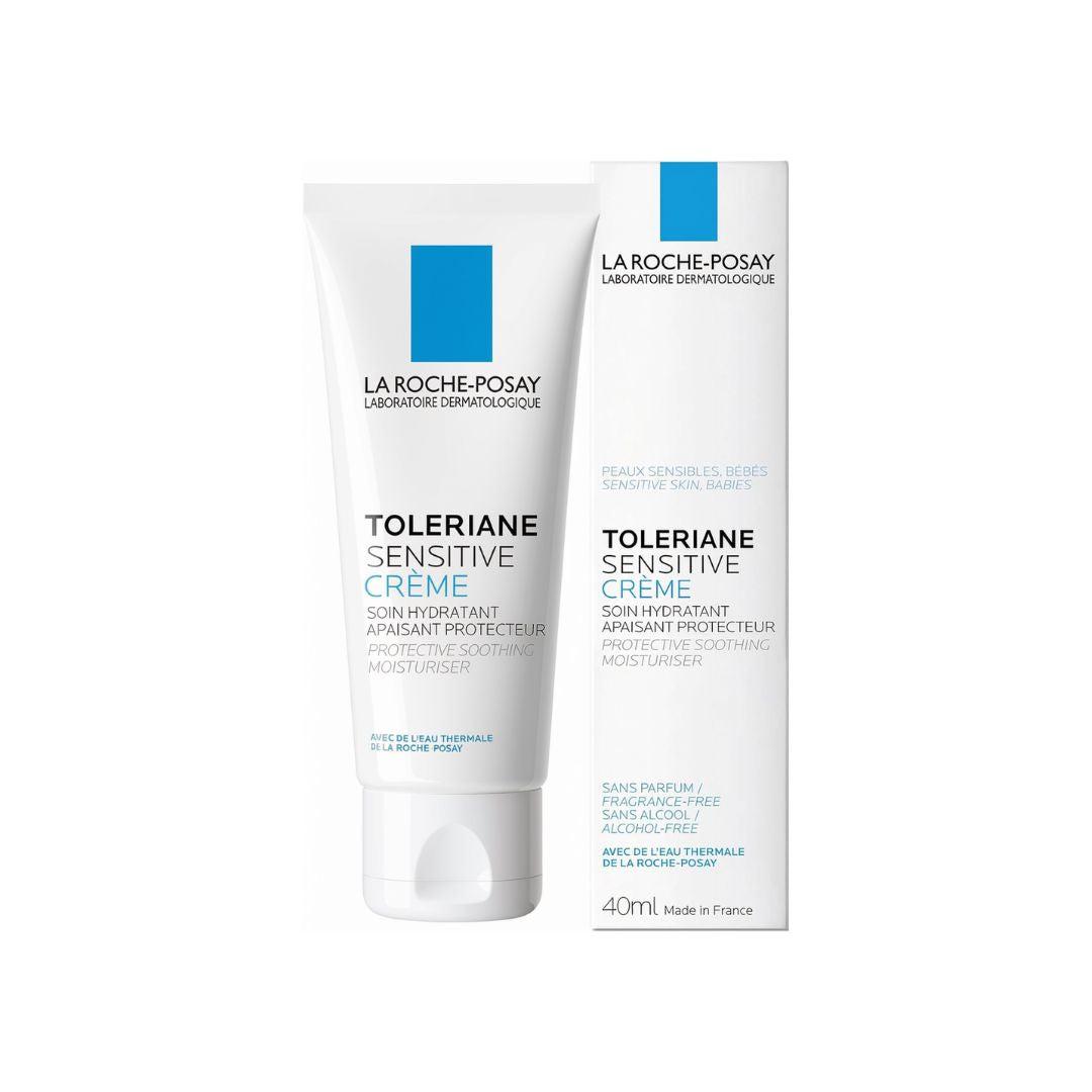 La Roche-Posay Toleriane Sensitive Creme 40ml - Soothing, Hydrating Moisturiser for Sensitive Skin