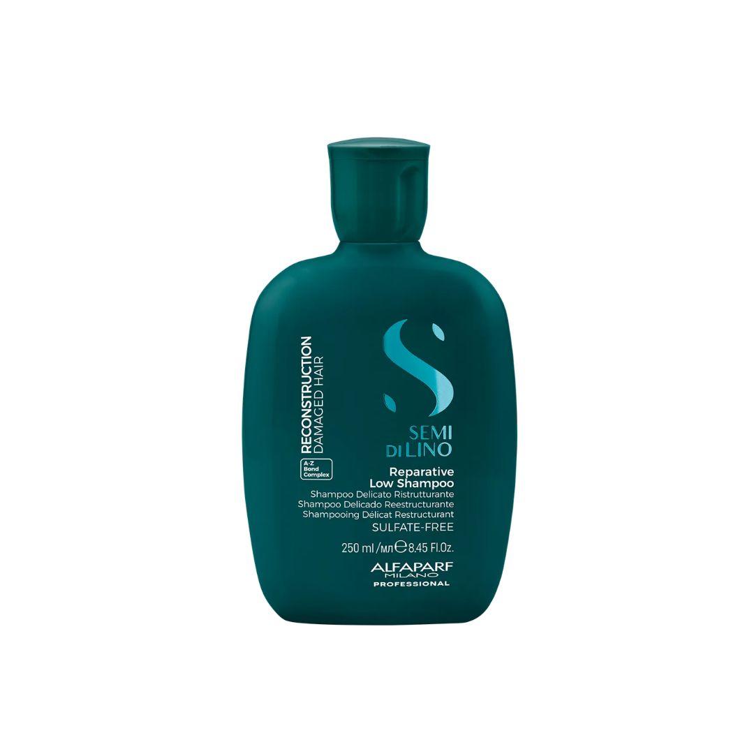 Alfaparf Semi Di Lino Reconstruction Shampoo for Damaged Hair - Sulfate-Free - 250ml