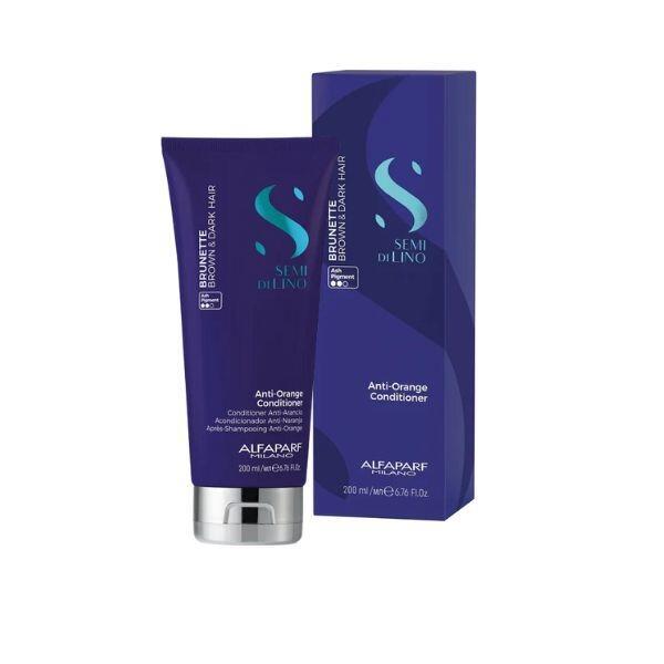 Alfaparf Semi Di Lino Brunette Anti-Orange Conditioner for Brown & Dark Hair 200ml