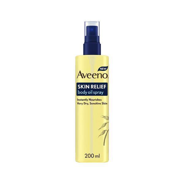 Aveeno Skin Relief Body Oil Spray 200ml - Instantly nourishes very dry, sensitive skin