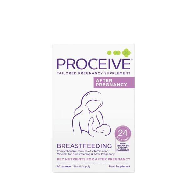 Proceive Breastfeeding Capsules 60 Pack - Key Nutrients for Breastfeeding Mothers - Vitamins & Minerals