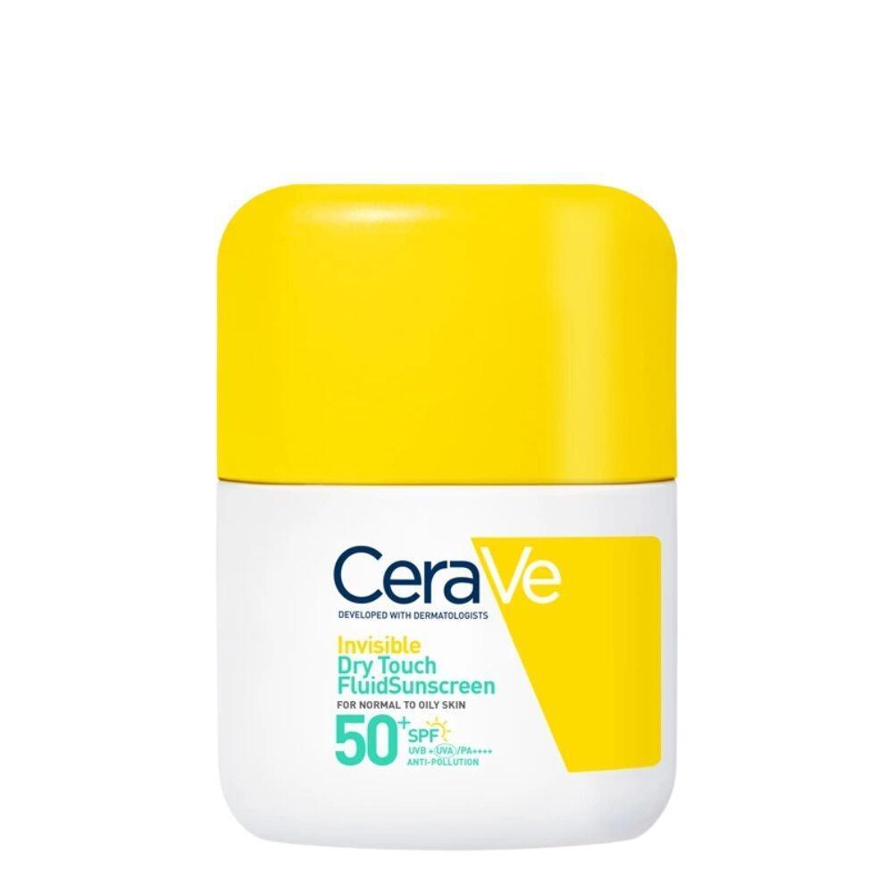 CeraVe Invisible Dry Touch Fluid Sunscreen SPF 50+ 50ml Anti-Pollution