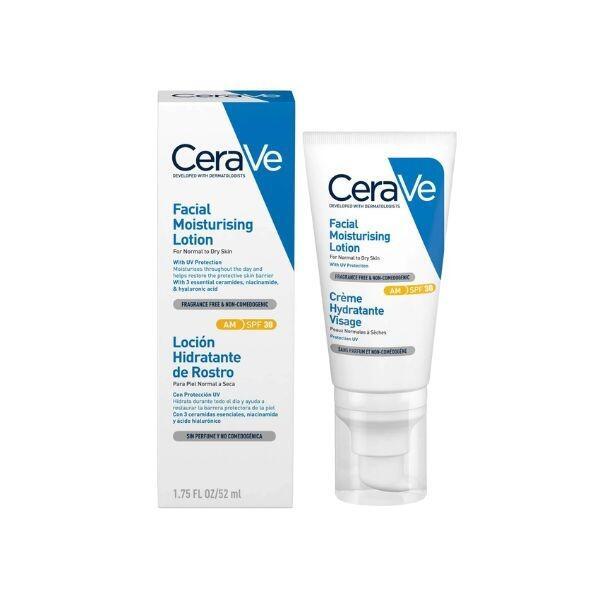 CeraVe AM Facial Moisturising Lotion SPF30 for Normal to Dry Skin 52ml