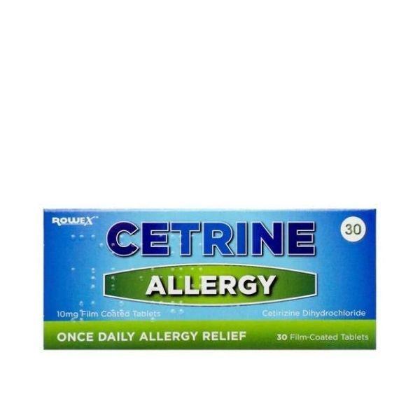 Cetrine Allergy Tablets 10mg - 30 Tablets - Allergy Relief