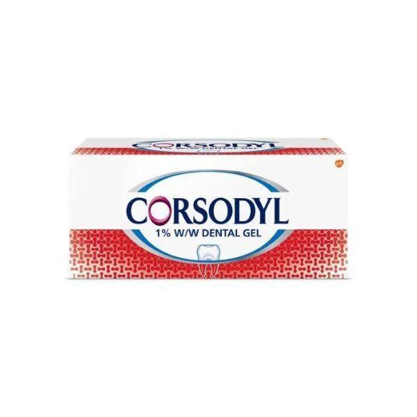 Corsodyl Dental Gel 50g - Treats gum problems, 1% W/W, Chlorhexidine Digluconate