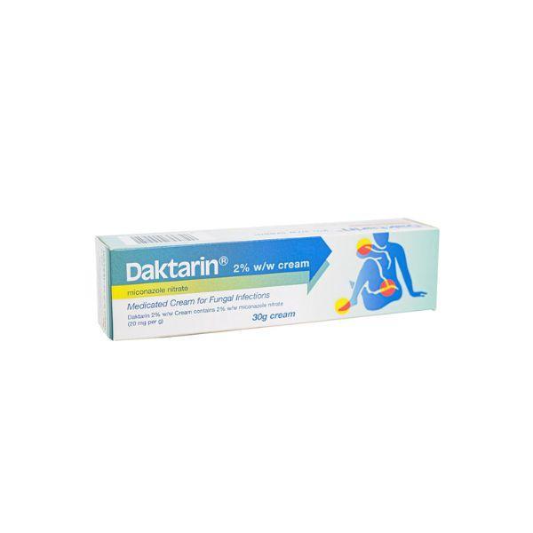 Daktarin Cream 2% Miconazole Nitrate 30g - Antifungal for Fungal Infections