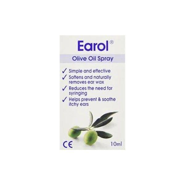 Earol Olive Oil Spray 10ml - Simple and effective ear wax removal