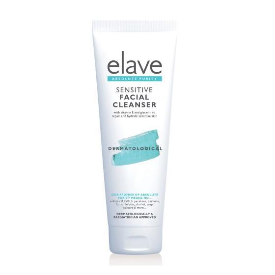 Elave Sensitive Facial Cleanser 250ml - Sulfate-Free, Dermatological, Paediatrician Approved
