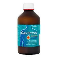 Gaviscon Peppermint Liquid Oral Suspension for Heartburn and Indigestion - Fast Soothing Relief