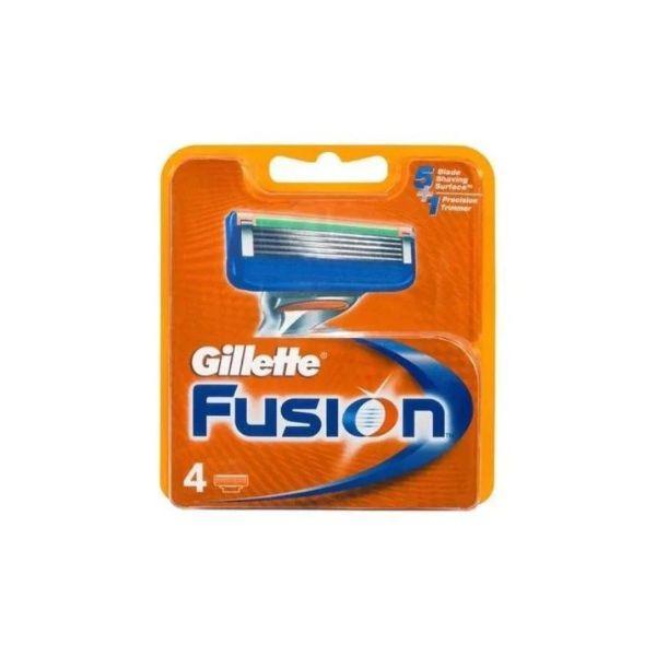 Gillette Fusion 5 Manual Blades 4 Pack with Precision Trimmer