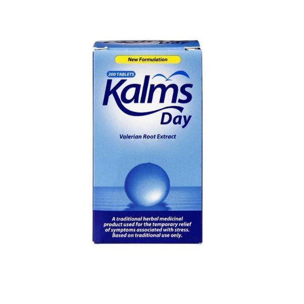 Kalms Day Tablets 100 Pack - Valerian Root & Hops Extract for Relief of Mild Mental Stress
