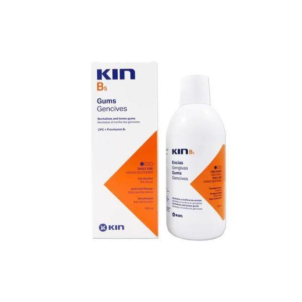 Kin B5 Mouthwash 500ml | Daily Use | 0% Alcohol | Soft Mint Flavor | Revitalizes and tones gums