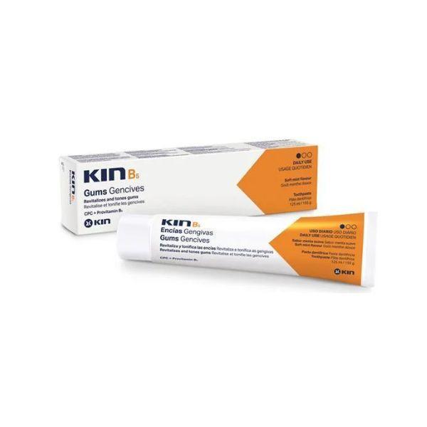 Kin B5 Toothpaste 125ml Soft mint flavor for Gums Gencives, Revitalizes and tones gums