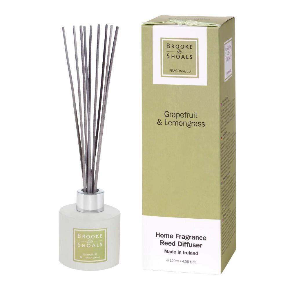 Brooke & Shoals Reed Diffuser Grapefruit & Lemongrass Home Fragrance