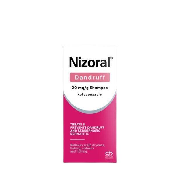 Nizoral Anti-Dandruff Shampoo 100ml Ketoconazole Treats Dandruff, Relieves Scalp Dryness, Flaking, Redness and Itching Dermatologically Tested Fragrance Free