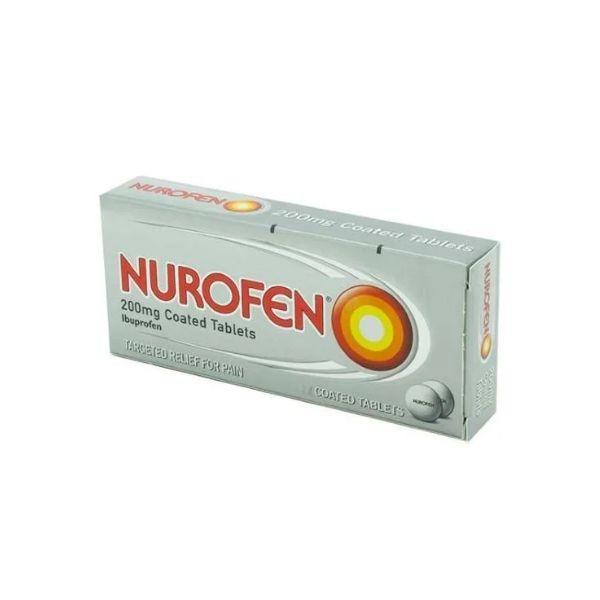 Nurofen 200mg Ibuprofen Tablets - Targeted Relief for Pain - 24 Tablets