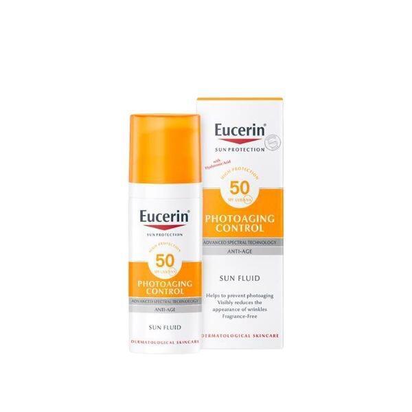 Eucerin Sun Protection SPF 50 Photoaging Control Sun Fluid Anti-Age Dermatological Skincare