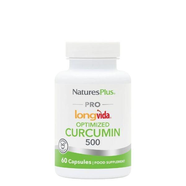 NaturesPlus Pro Longvida Curcumin 500mg 60 Capsules Dietary Supplement
