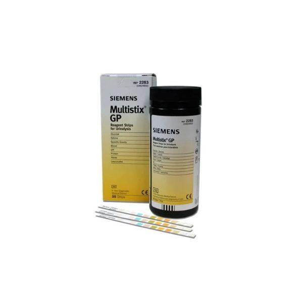 Siemens Multistix GP Urinalysis Strips - Tests: LEU, NIT, PRO, pH, BLO, SG, KET, GLU, Auto-Checks