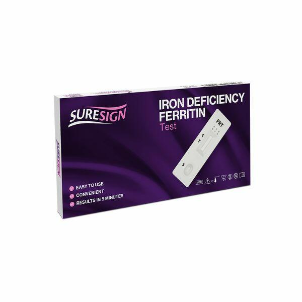 Suresign Iron Deficiency Test - Convenient, Results in Minutes, Easy to Use