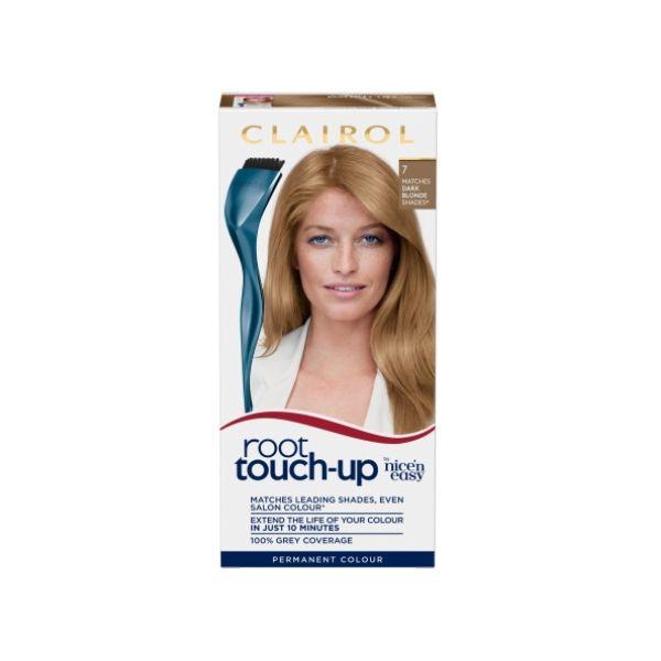 Clairol Root Touch-Up Permanent Hair Color - 7 Dark Blonde, 100% Grey Coverage