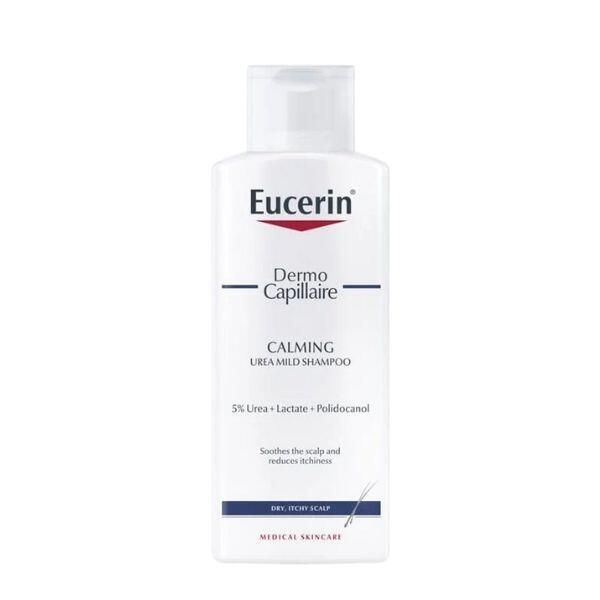 Eucerin Dermo Capillaire Calming Urea Shampoo 250ml - Soothes Dry, Itchy Scalp