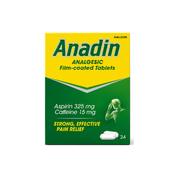 Anadin Analgesic Aspirin/Caffeine – 24 Tablets image