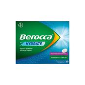 Berocca Hydrate Mango &amp; Passionfruit 20 Effervescent Tablets