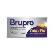 Brupro Cold & Flu 200mg/30mg – 24 Film-Coated Tablets