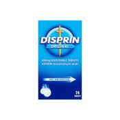 Disprin Original 300mg Dispersible 24 Tablets