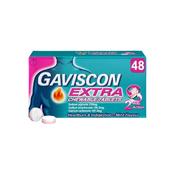 Gaviscon Extra Chewable Mint 48 Tablets image
